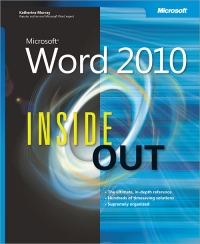 MICROSOFT WORD 2010 INSIDE OUT