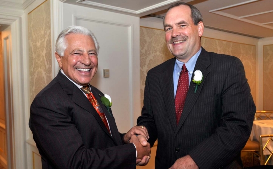 Donald T. DeCarlo and Joel Ario at Israel Bonds luncheon