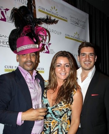 Andretti Mullens, Vanessa Ohayon and pop star and salon owner Michael Fredo