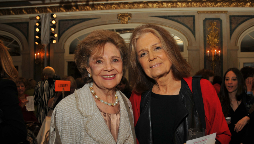 Matuilda Raffa Cuomo and Gloria Steinem