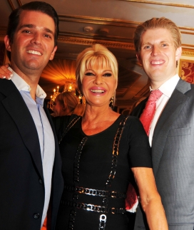 Ivana and her sons, Donald Jr. and Eric