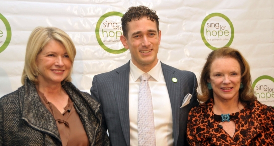 Martha Stewart with Christopher Herbert and Kathy Sloane