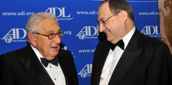 Henry Kissinger and Abraham Foxman