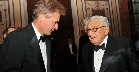 Peter Ammon and Henry Kissinger