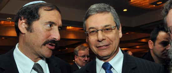 Dr. Joseph Frager and Danny Ayalon