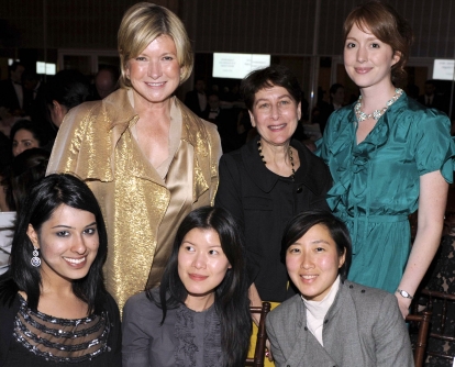 Martha Stewart and employees who are Barnard alumnae