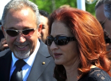 Gloria Estefan and husband Emilio on the boat