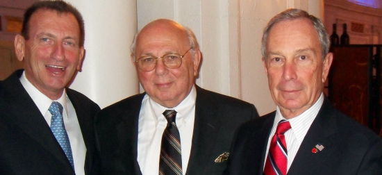 Mayor Ron Huldai, Harvey Krueger and Mayor Michael Bloomberg