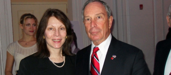 Nina Boxer and Michael Bloomberg
