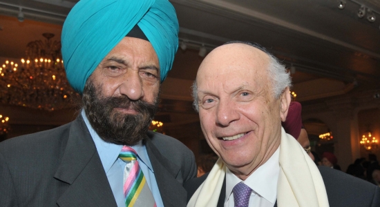 Tarlochan Singh of the Parliament of India and Rabbi Arthur Schneier of Appeal of Conscience