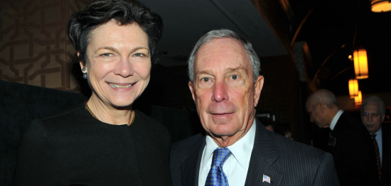 Former Mayor Michael Bloomberg and partner Diana Taylor 