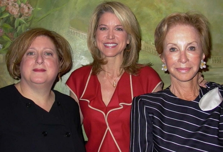 Caryl M. Stern, Paula Zahn and Marlene Barasch Strauss