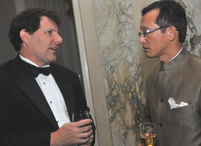 Nicholas Kristof and Simon Tay