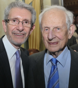 Michael Miller, JCRC executive vice president/CEO, and Robert Morgenthau