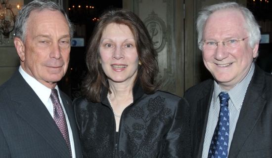 Mayor Michael Bloomberg with Nina and Tim Boxer