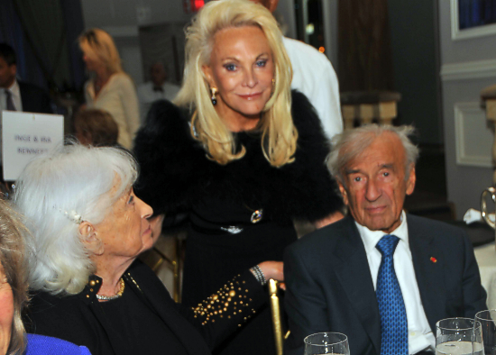 Florence Felig with Marion and Elie Wiesel