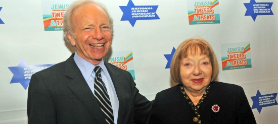 Sen. Joe Lieberman and Fanya Heller