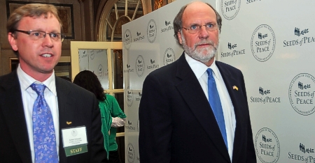 Robert Holcomb and Gov. Jon S. Corzine