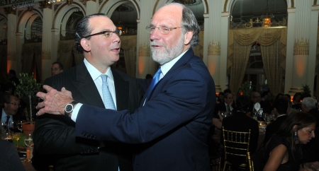 Rabbi Marc Schneier and Gov. Corzine