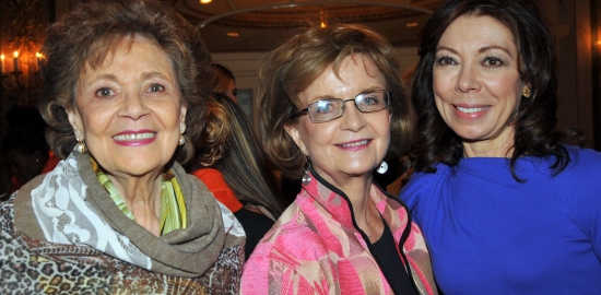 Matilda Raffa Cuomo, former First Lady of New York State; Margaret Dowd, executive director of S.L.E. Lupus Foundation, and president/CEO of Lupus Research Institute; and Dr. Margaret I. Cuomo, of North Shore University Hospital