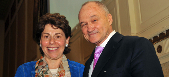 Merryl H. Tisch and NYPD Commissioner Ray Kelly