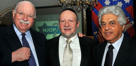 Michael Steinhardt, Rabbi Ephraim Buchwald and Sam Domb