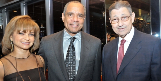 Kathryn and Kenneth Chenault with Sheldon Silver