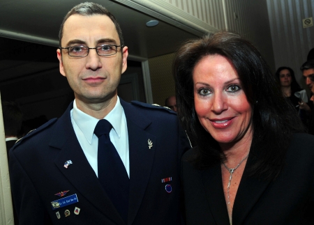Lt. Col. Eyal Bar-Or and Rita Lerner 