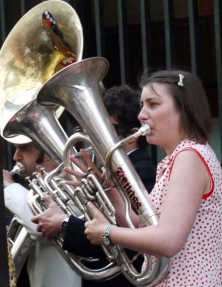 Tuba Player of the OmPaPa Band