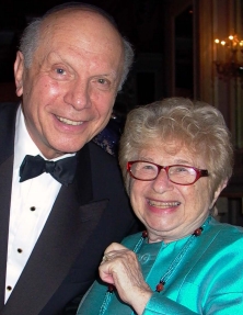 Rabbi Arthur Schneier and Dr. Ruth Westheimer