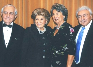 Eugen and Jean Gluck with Judy and Zoltan Lefkovits
