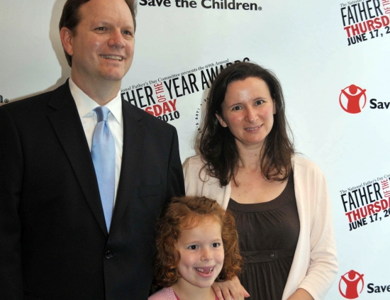 Glen Schanen and wife Adriana with daughter Madeline, 7