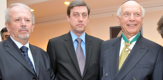 Branko Radosevic, Andrey K. Yushmanov and Rabbi Arthur Schneier