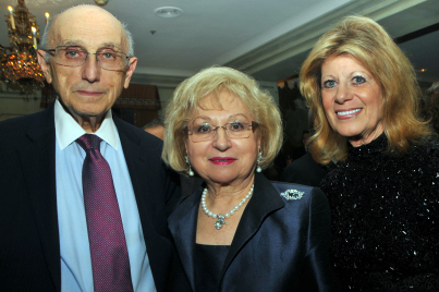 Dr. William and Bernice Schwartz with Lenore Kreitman