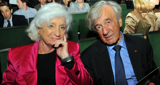 Nobel Laureate Elie Wiesel and wife Marion