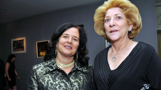 Suzanne Ponsot, executive director of American Friends of Israel Philharmonic Orchestra, and Tamar Rudich