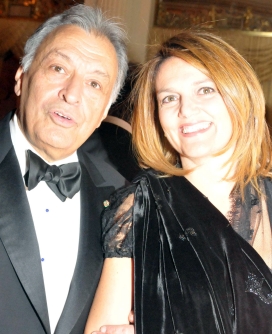 Zubin Mehta and Francesca Colombo