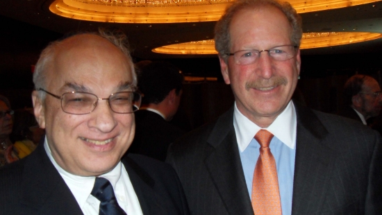 Dr. Yashar Hirshaut, former president, and chairman Kenneth Goodman