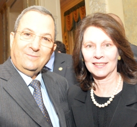 Ehud Barak and Nina Boxer