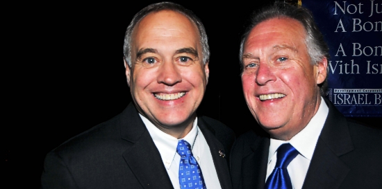 NYS Comptroller Thomas DiNapoli and labor leader Denis Hughes