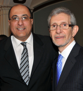 Israeli Consul General Ido Aharoni and JCRC executive vice president & CEO Michael S. Miller