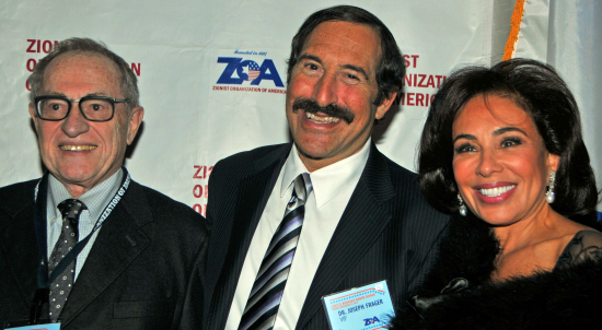 Alan Dershowitz, Dr. Joe Frager and Jeanine Pirro
