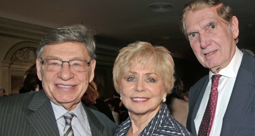 Trustee Ed Blank with Cynthia and Seymour Reich
