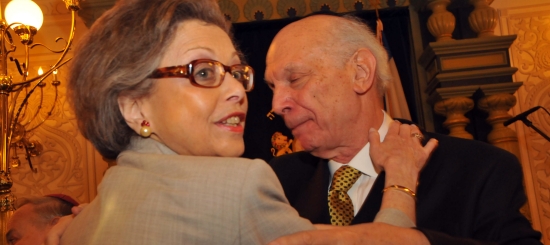 Elisabeth and Rabbi Arthur Schneier