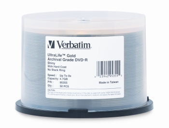 Verbatim UltraLife Gold Archival Grade DVD-R