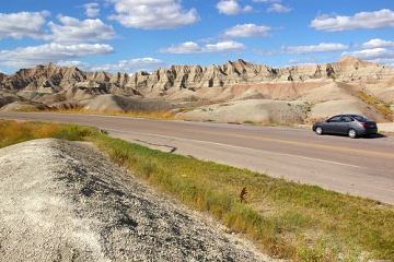 Cruising along the wall