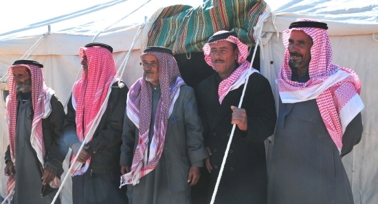 Bedouins welcome visitors to Salhiya