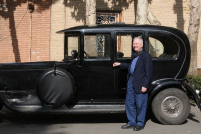 Shah’s classic car takes tourists for a ride