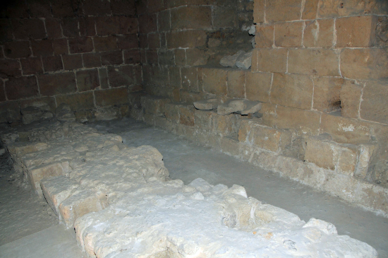 Crusader underground latrine