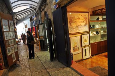 Gallery Row is packed with artists’ quarters and shops